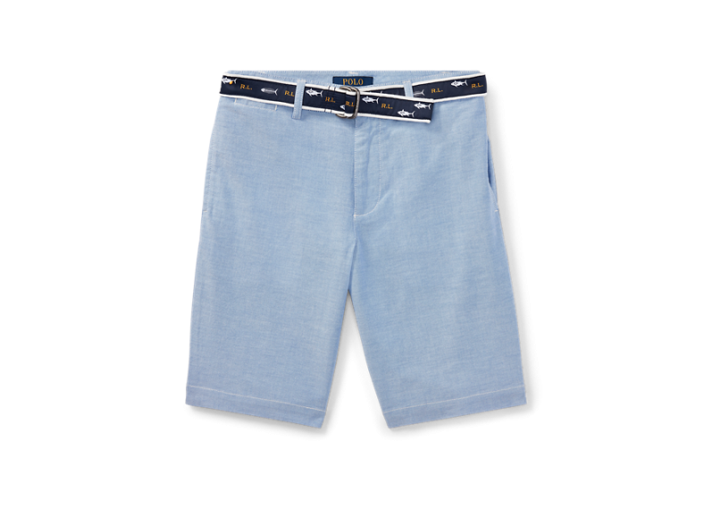 大童 Slim Fit Belted Stretch Short